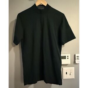 Ted Baker Sweater Quarter Zip Polo Short Sleeve Pullover Lightweight Men's Small